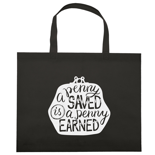 Thrifty Budget Tote - Screen Print - Thrifty Budget Tote - Screen Print - Image 0 of 19