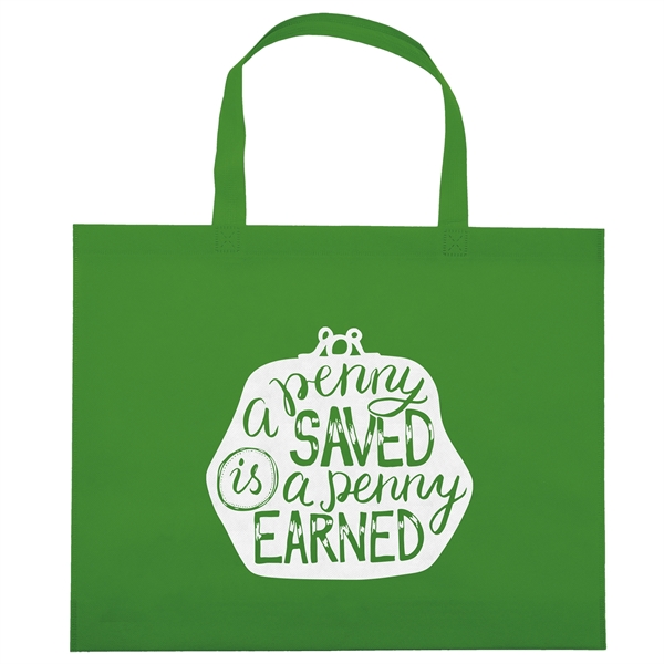 Thrifty Budget Tote - Screen Print - Thrifty Budget Tote - Screen Print - Image 5 of 19