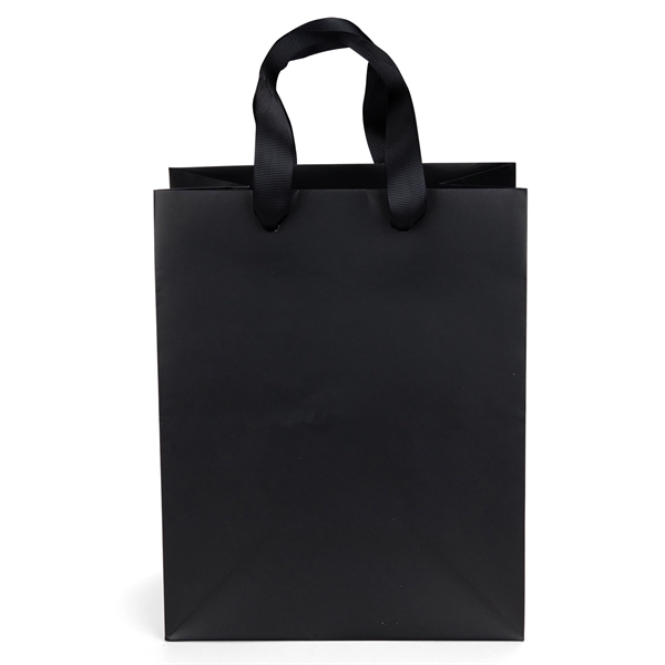 Elizabeth™- Ribbon-Handle Matte Eurotote - Foil Print - Elizabeth™- Ribbon-Handle Matte Eurotote - Foil Print - Image 2 of 7