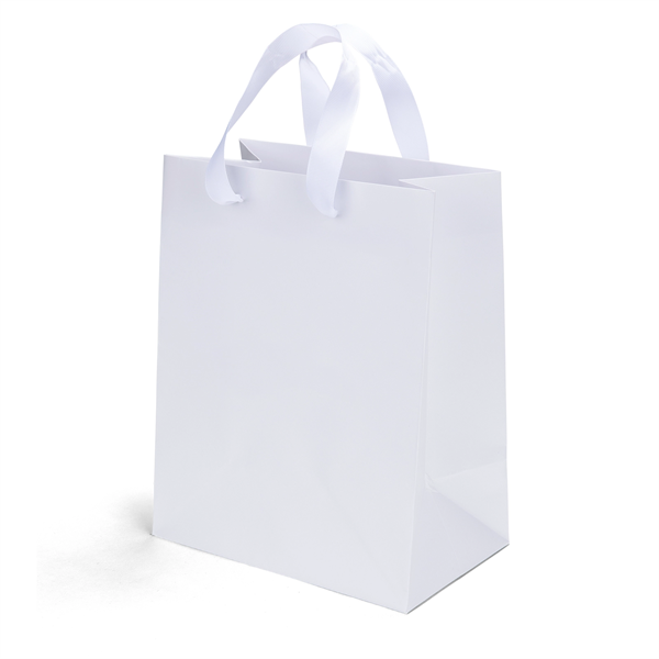 Elizabeth™- Ribbon-Handle Matte Eurotote - Dynamic Color - Elizabeth™- Ribbon-Handle Matte Eurotote - Dynamic Color - Image 2 of 3