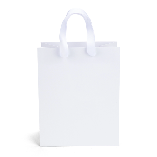 Elizabeth™- Ribbon-Handle Matte Eurotote - Dynamic Color - Elizabeth™- Ribbon-Handle Matte Eurotote - Dynamic Color - Image 1 of 3