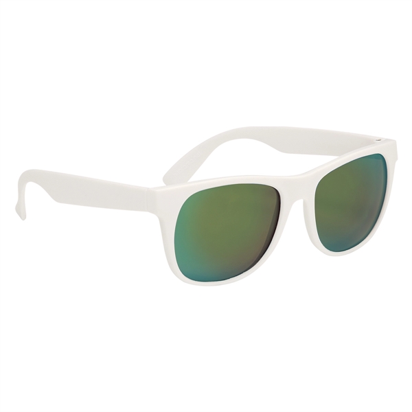 Rubberized Mirrored Sunglasses - Rubberized Mirrored Sunglasses - Image 16 of 17