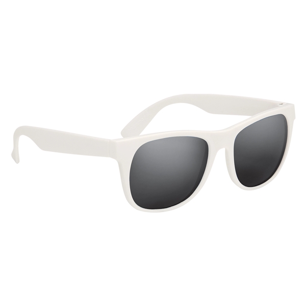 Rubberized Mirrored Sunglasses - Rubberized Mirrored Sunglasses - Image 11 of 17