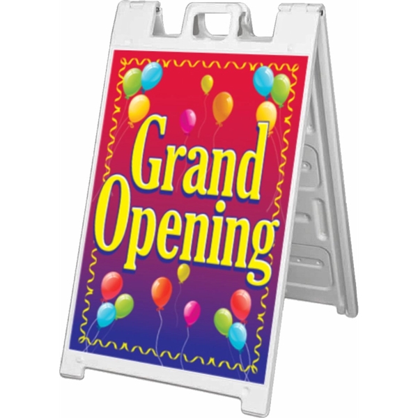 A Frame Sidewalk Sandwich Board Sign - A Frame Sidewalk Sandwich Board Sign - Image 2 of 2