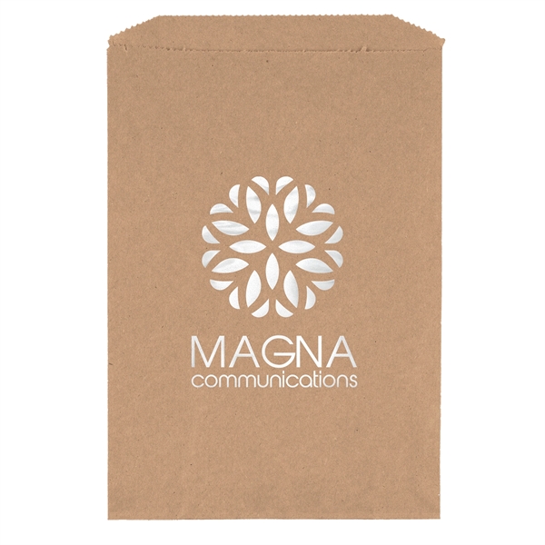 7 1/2W x 10 1/2H Merchandise Bag - Foil Print