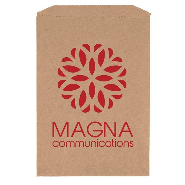7 1/2W x 10 1/2H - Merchandise Bag - Flexo Ink Print