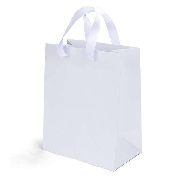 Custom Elizabeth™- Ribbon-Handle Matte Eurotote - Foil Print