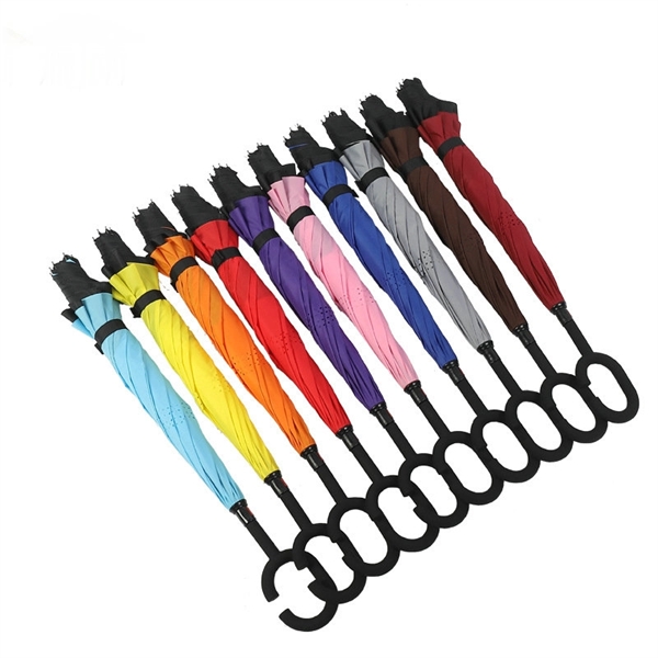 Deluxe Inverted Reverse Umbrella - Deluxe Inverted Reverse Umbrella - Image 1 of 1