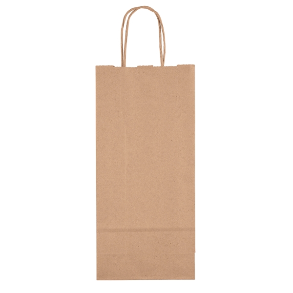 Eco Vino - Kraft-Brown Shopper - Flexo Ink Print - Eco Vino - Kraft-Brown Shopper - Flexo Ink Print - Image 2 of 3