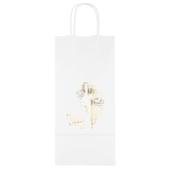 Vino - White Shopper - Foil Print