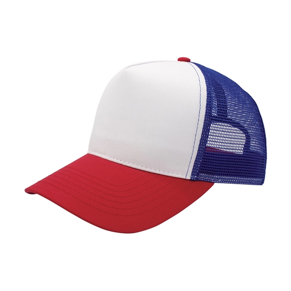 Poly Cotton Twill Trucker Cap - Poly Cotton Twill Trucker Cap - Image 3 of 3