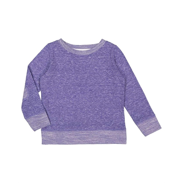 Rabbit Skins Toddler Harborside Melange French Terry Crew - Rabbit Skins Toddler Harborside Melange French Terry Crew - Image 3 of 11