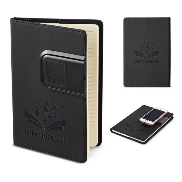 Refillable Journal with Wireless Charging Panel - Refillable Journal with Wireless Charging Panel - Image 1 of 1
