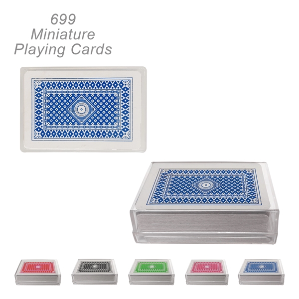 Popular Miniature Playing Card Deck, 54 Cards, 2 1/4" - Popular Miniature Playing Card Deck, 54 Cards, 2 1/4" - Image 3 of 10