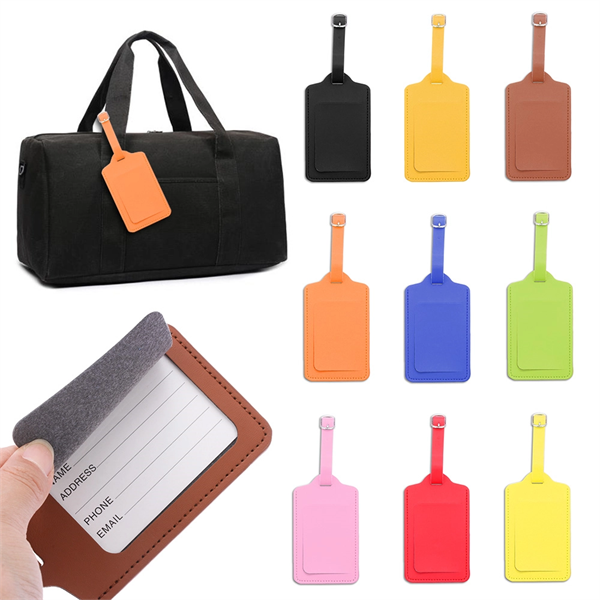 Leather Luggage Tag - Leather Luggage Tag - Image 0 of 2