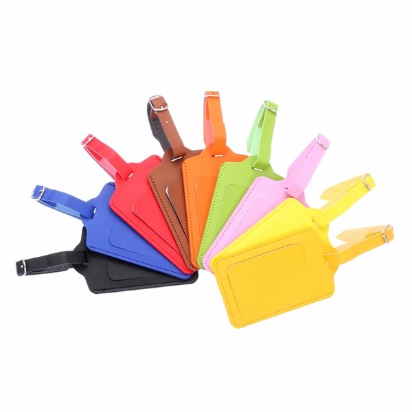Leather Luggage Tag - Leather Luggage Tag - Image 1 of 2