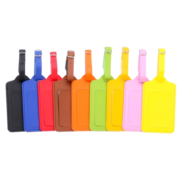 Leather Luggage Tag - Leather Luggage Tag - Image 2 of 2