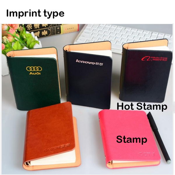 A7 Portable Leather Loose-leaf Notebook - A7 Portable Leather Loose-leaf Notebook - Image 1 of 4