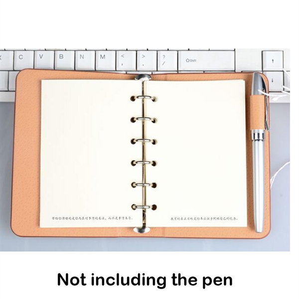 A7 Portable Leather Loose-leaf Notebook - A7 Portable Leather Loose-leaf Notebook - Image 3 of 4