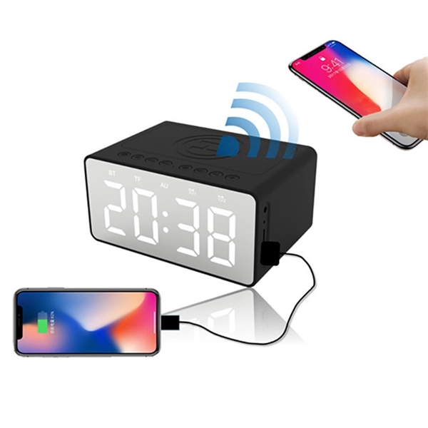 Bluetooth Speaker with Wireless Charger - Bluetooth Speaker with Wireless Charger - Image 0 of 5