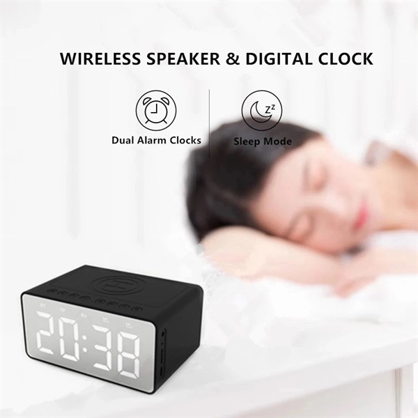 Bluetooth Speaker with Wireless Charger - Bluetooth Speaker with Wireless Charger - Image 2 of 5