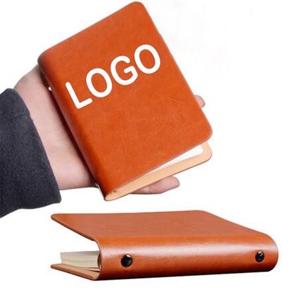 A7 Portable Leather Loose-leaf Notebook - A7 Portable Leather Loose-leaf Notebook - Image 0 of 4