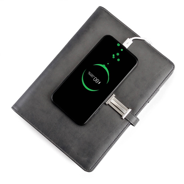 Notebook with Power Bank and USB Flash Drive - Notebook with Power Bank and USB Flash Drive - Image 1 of 6