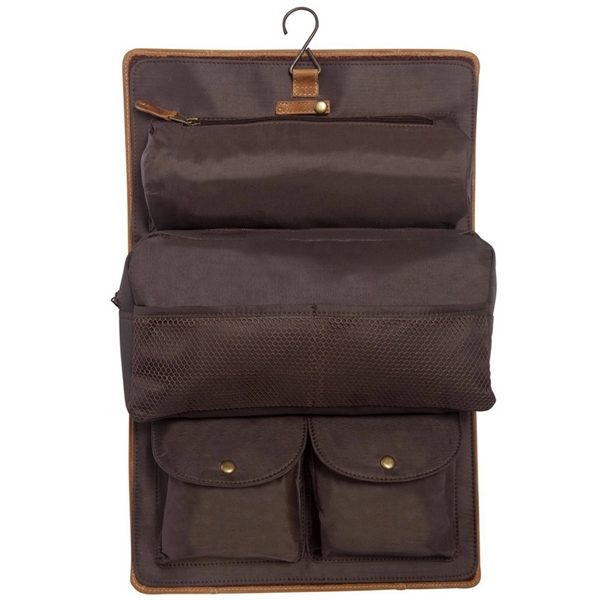 Buffalo Mountain Leather Travel Kit Bag - Buffalo Mountain Leather Travel Kit Bag - Image 5 of 13