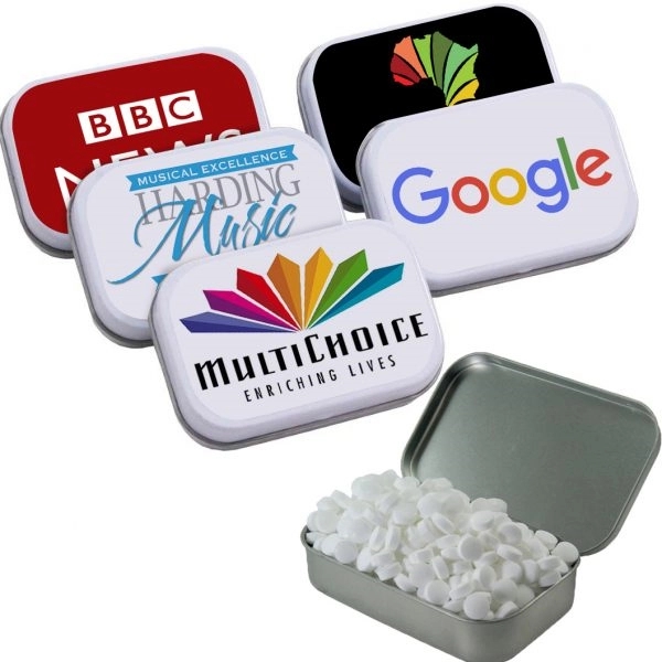 Small Hinged Tin - Small Hinged Tin - Image 0 of 2