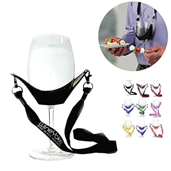 Lanyard With Wine Glass Holder - Lanyard With Wine Glass Holder - Image 0 of 3