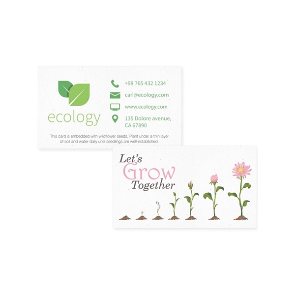 Premium Seeded Paper Business Card - Premium Seeded Paper Business Card - Image 0 of 0