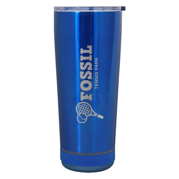 18 OZ. STAINLESS STEEL TUMBLER WITH SPEAKER - 18 OZ. STAINLESS STEEL TUMBLER WITH SPEAKER - Image 10 of 32