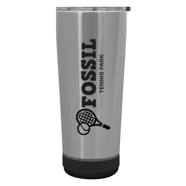 18 OZ. STAINLESS STEEL TUMBLER WITH SPEAKER - 18 OZ. STAINLESS STEEL TUMBLER WITH SPEAKER - Image 26 of 32