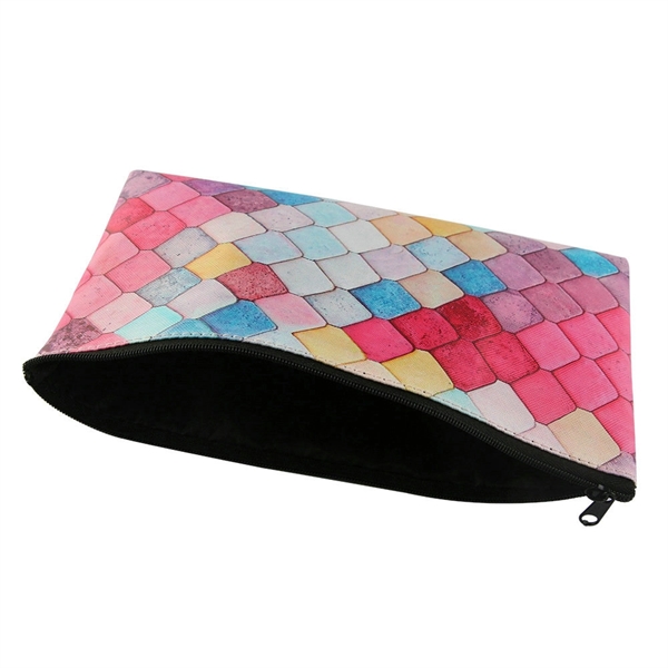 Cosmetic Zipper Pouch Full Color - Cosmetic Zipper Pouch Full Color - Image 1 of 2