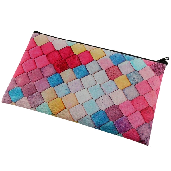 Cosmetic Zipper Pouch Full Color - Cosmetic Zipper Pouch Full Color - Image 2 of 2
