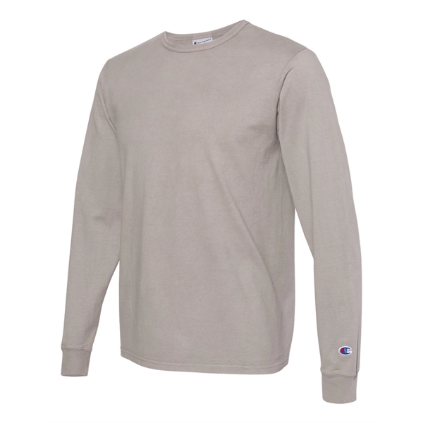 Champion Garment-Dyed Long Sleeve T-Shirt - Champion Garment-Dyed Long Sleeve T-Shirt - Image 16 of 18