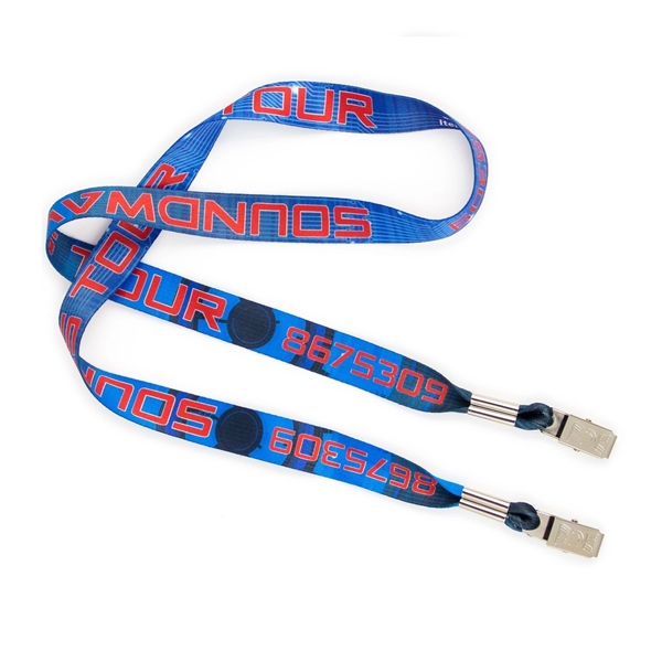 Polyester Open Ended Full Color Sublimated Lanyards - Polyester Open Ended Full Color Sublimated Lanyards - Image 2 of 5