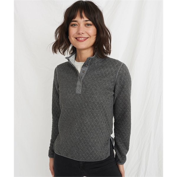 Marine Layer - Women's Reversible Quilted Corbet Pullover - Marine Layer - Women's Reversible Quilted Corbet Pullover - Image 2 of 6