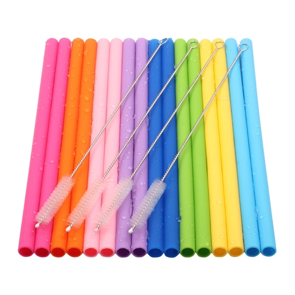 Reusable Silicone Drinking Straw - Reusable Silicone Drinking Straw - Image 0 of 1