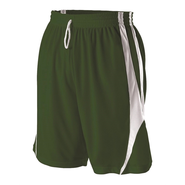 Download Alleson Athletic Youth Reversible Basketball Shorts | Plum ...