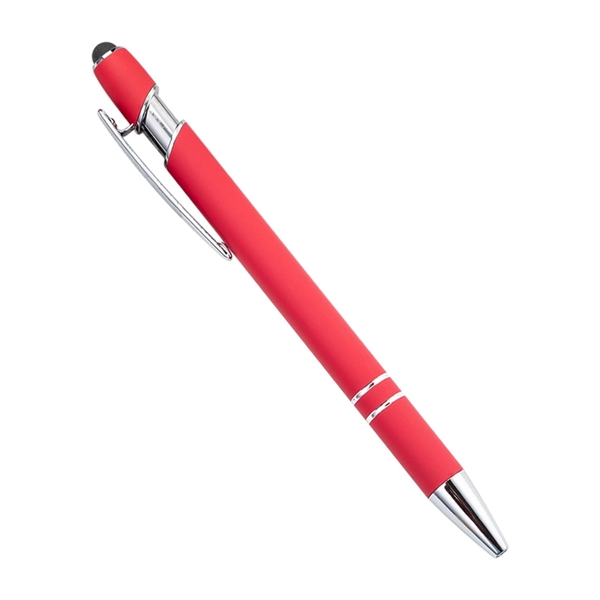 New Design Tech Grip Metal Ball Point Pen With Stylus - New Design Tech Grip Metal Ball Point Pen With Stylus - Image 5 of 5