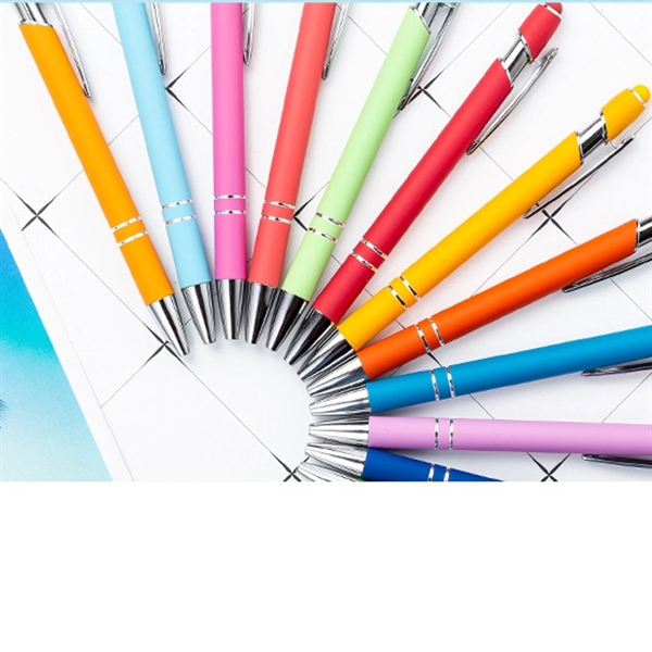 New Design Tech Grip Metal Ball Point Pen With Stylus - New Design Tech Grip Metal Ball Point Pen With Stylus - Image 2 of 5