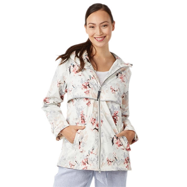 Women's New Englander® Floral Printed Rain Jacket - Women's New Englander® Floral Printed Rain Jacket - Image 0 of 2