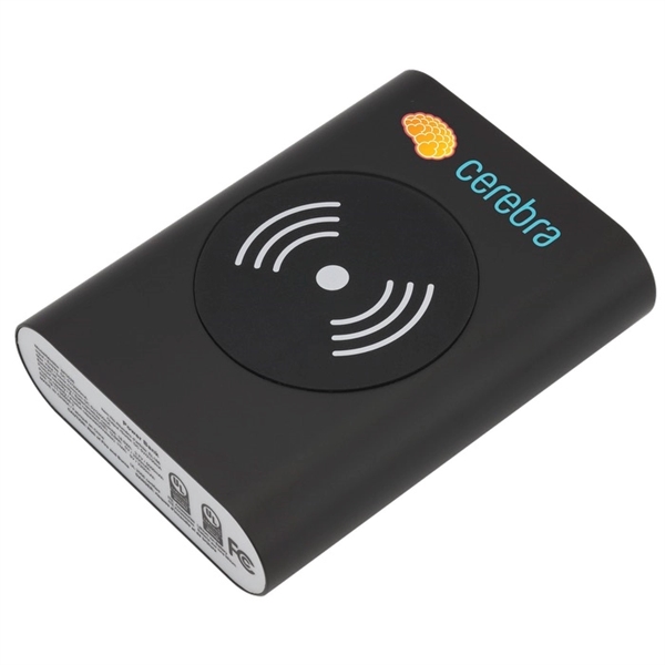 UL Cert Tri-Way Wireless & Power Bank - 5000 mAh - UL Cert Tri-Way Wireless & Power Bank - 5000 mAh - Image 1 of 2