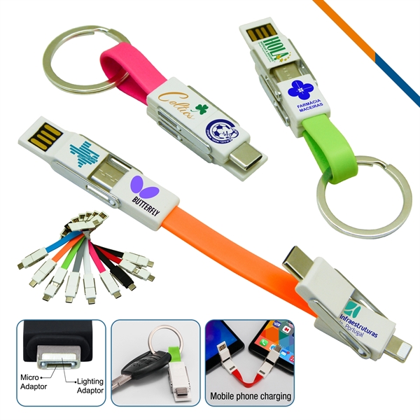 Mini 4 in1 Keychain Cable - Mini 4 in1 Keychain Cable - Image 0 of 0