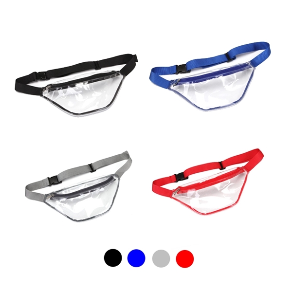 Clear Zipper Fanny Pack - Clear Zipper Fanny Pack - Image 0 of 2