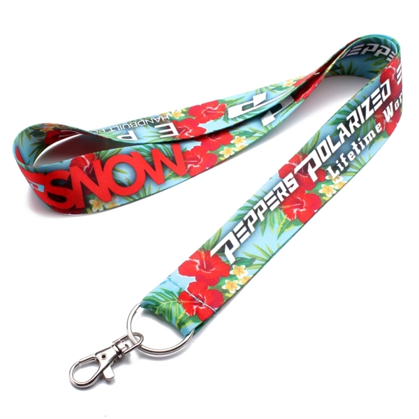 3/4" Sublimation Lanyards w/ Full Color Imprint on both side - 3/4" Sublimation Lanyards w/ Full Color Imprint on both side - Image 4 of 6