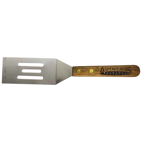 Wood Handle Kitchen Utensil - Slotted Spatula - Wood Handle Kitchen Utensil - Slotted Spatula - Image 0 of 3