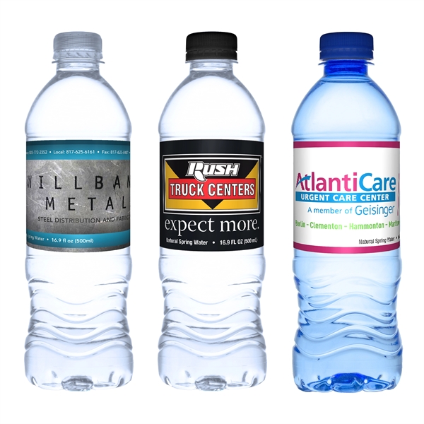 16.9oz Custom Label Bottled Water - 16.9oz Custom Label Bottled Water - Image 0 of 9