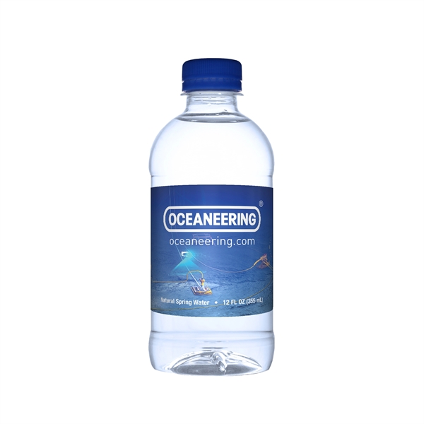 12 oz Custom Label Bottled Water - 100% Recycled Plastic - 12 oz Custom Label Bottled Water - 100% Recycled Plastic - Image 2 of 4